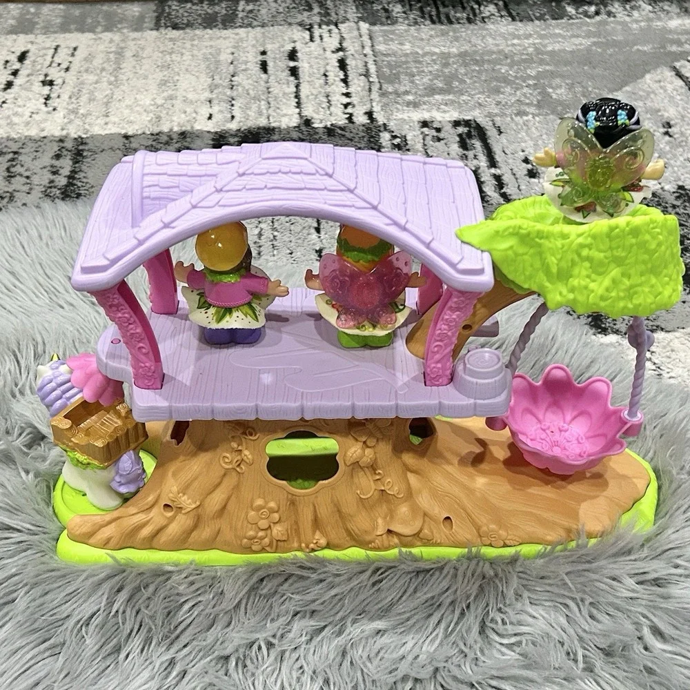 Fisher Price Little People Fairy Treehouse Playset Three Fairies & Unicorn